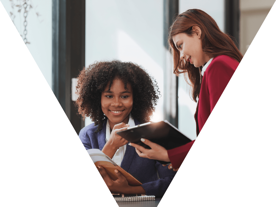 Industry professionals working together
